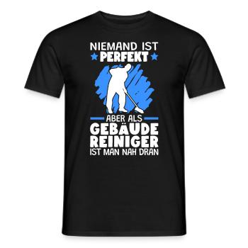 Gebäudereiniger sind perfekt Fensterputzer - Männer T-Shirt - Schwarz - Vorne - AI Model Male 178 light (178cm)