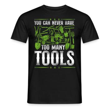 Paysagiste Aménagement Paysager - T-shirt homme - noir - Devant - AI Model Male 178 light (178cm)