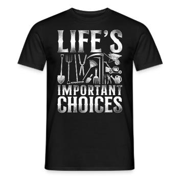 Landscaper Landscaping Landscape - Männer T-Shirt - Schwarz - Vorne - AI Model Male 178 light (178cm)