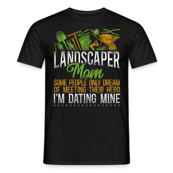 Landscaper Landscaping Landscape - Männer T-Shirt - Schwarz - Vorne - AI Model Male 178 light (178cm)