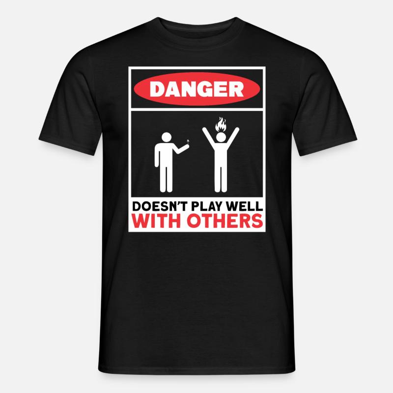 Antisocial Introvert Hate People - Men’s T-shirt - black