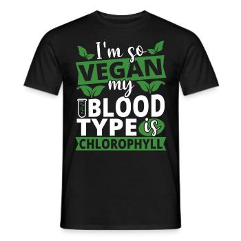 Veganer Spruch Vegane Lebensweise - Männer T-Shirt - Schwarz - Vorne - AI Model Male 178 light (178cm)