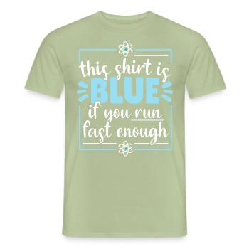 Scientist Shirt Funny Gift - Men's T-Shirt - sage - Front - AI Model Male 178 light (178cm)
