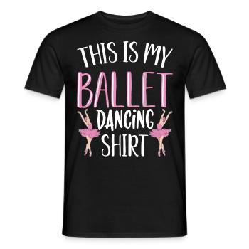 Ballerina Klassisches Ballett Lifestyle Tanz Gesch - Männer T-Shirt - Schwarz - Vorne - AI Model Male 178 light (178cm)