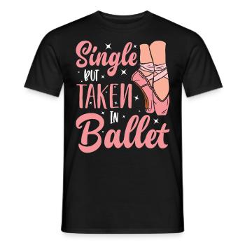 Ballet Classique Lifestyle Ballerine Danse Gesc - T-shirt homme - noir - Devant - AI Model Male 178 light (178cm)