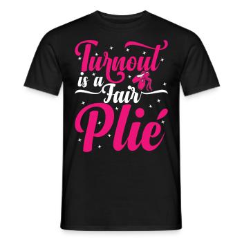 Ballet Classique Danse Ballerine Lifestyle Gesch - T-shirt homme - noir - Devant - AI Model Male 178 light (178cm)
