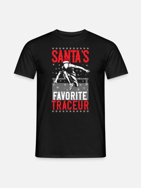Parkour Free Running Traceur - Men's T-Shirt - black