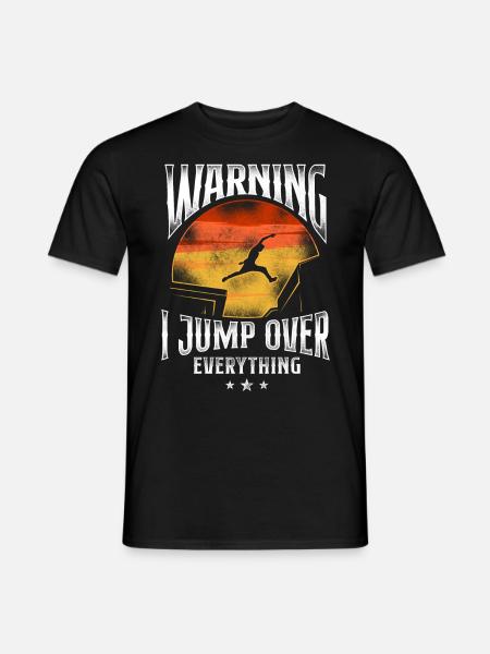Parkour Free Running Traceur - T-shirt homme - noir