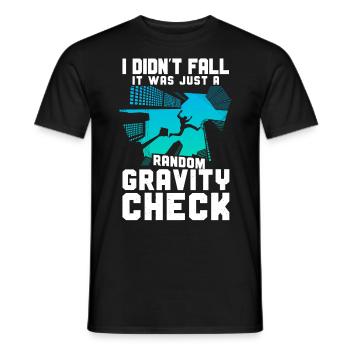 Parkour Free Running Traceur I - Männer T-Shirt - Schwarz - Vorne - AI Model Male 178 light (178cm)