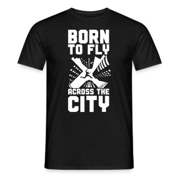 Parkour Free Running Traceur - Männer T-Shirt - Schwarz - Vorne - AI Model Male 178 light (178cm)