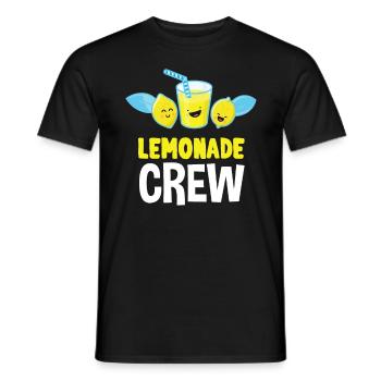 Lemonade Crew Juice Stand - Men's T-Shirt - black - Front - AI Model Male 178 light (178cm)