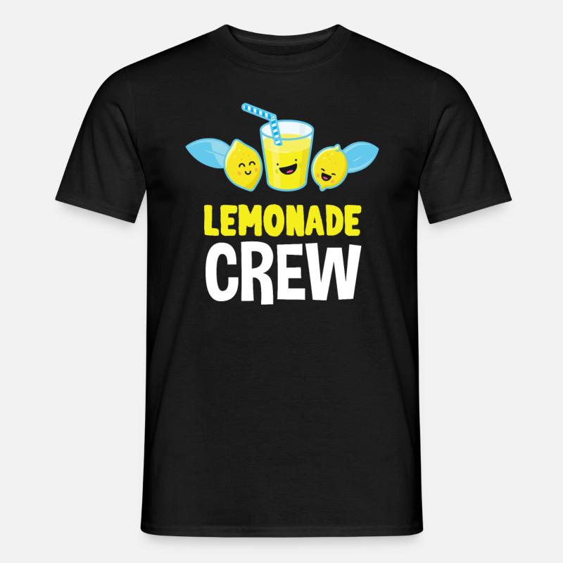 Lemonade Crew Juice Stand - Männer T-Shirt - Schwarz