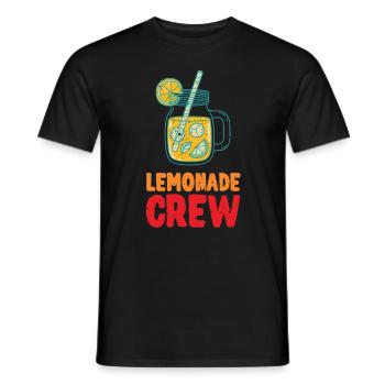 Lemonade Crew Juice Stand - Men's T-Shirt - black - Front - AI Model Male 178 light (178cm)