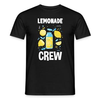 Lemonade Crew Juice Stand - Men's T-Shirt - black - Front - AI Model Male 178 light (178cm)