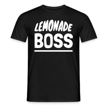 Lemonade Boss Juice Stand - Men's T-Shirt - black - Front - AI Model Male 178 light (178cm)
