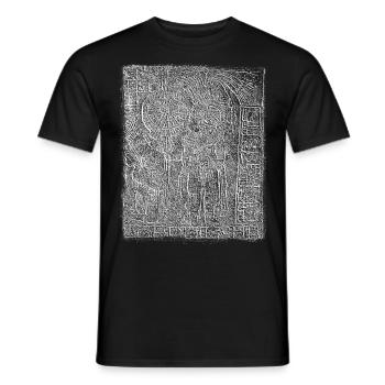 maya tafel white - Männer T-Shirt - Schwarz - Vorne - AI Model Male 178 light (178cm)