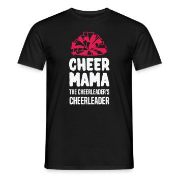 Cheer Mama La pom-pom girl de la pom-pom girl - T-shirt homme - noir - Devant - AI Model Male 178 light (178cm)