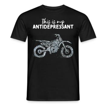 Moto Moto Excursion Motard Femme Motard - T-shirt homme - noir - Devant - AI Model Male 178 light (178cm)