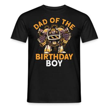 Dad Of The Birthday Boy - Männer T-Shirt - Schwarz - Vorne - AI Model Male 178 light (178cm)