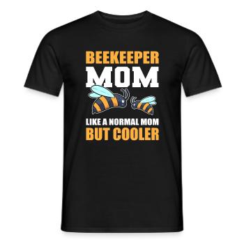 Apiculture Apiculture Abeille nid d’abeille Miel de ruche Bi - T-shirt homme - noir - Devant - AI Model Male 178 light (178cm)
