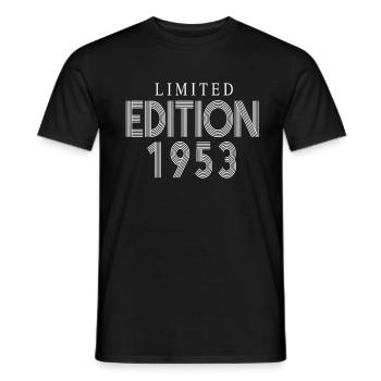Édition limitée 1953 - T-shirt homme - noir - Devant - AI Model Male 178 light (178cm)