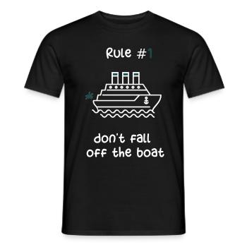 KREUZFAHRTSCHIFF - GRÜNES KREUZFAHRTSCHIFF - Männer T-Shirt - Schwarz - Vorne - AI Model Male 178 light (178cm)