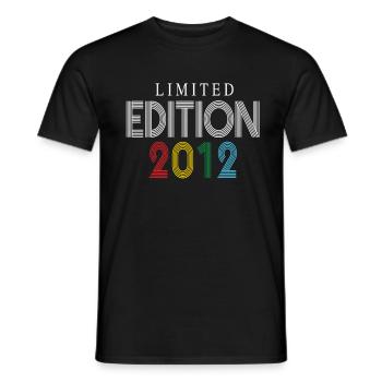 Limited Edition 2012 - Männer T-Shirt - Schwarz - Vorne - AI Model Male 178 light (178cm)