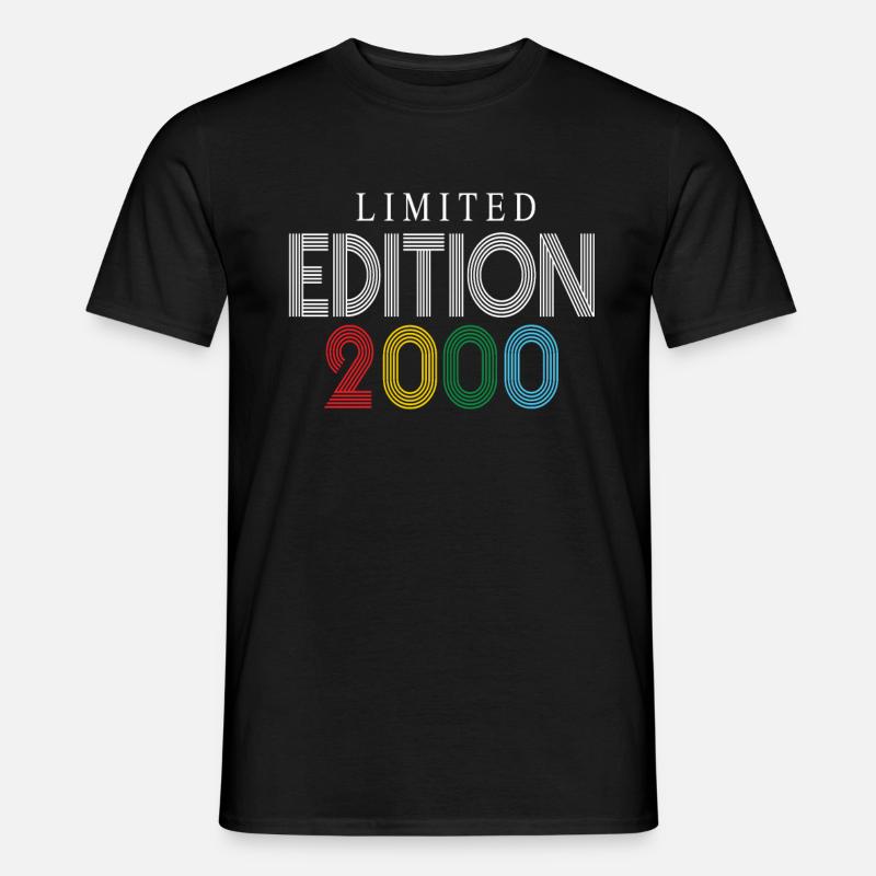 Limited Edition 2000 - Männer T-Shirt - Schwarz