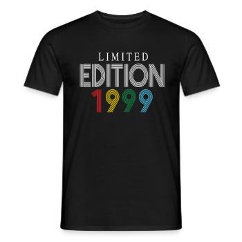Limited Edition 1999 - Männer T-Shirt - Schwarz - Vorne - AI Model Male 178 light (178cm)