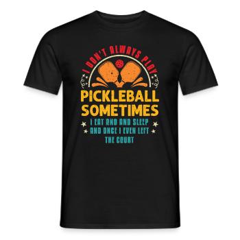 Pickleball Lovers Funny Pickleball - Men's T-Shirt - black - Front - AI Model Male 178 light (178cm)