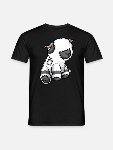 Moutons à nez noir du Valais - T-shirt homme - noir