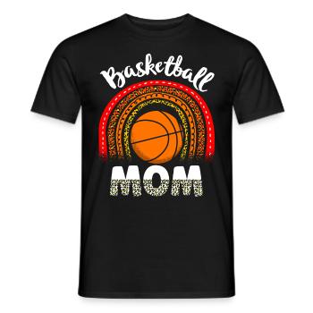 Basketball Maman Joueuse Basketballspieler - T-shirt homme - noir - Devant - AI Model Male 178 light (178cm)