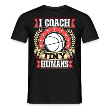 Entraîneur de jeunes de basketball - T-shirt homme - noir - Devant - AI Model Male 178 light (178cm)