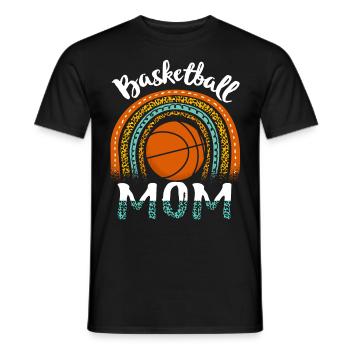 Basketball Maman Joueuse Basketballspieler - T-shirt homme - noir - Devant - AI Model Male 178 light (178cm)