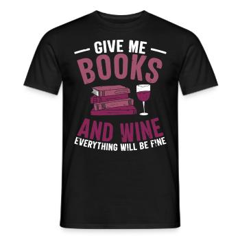 Lire la suite Livres J’aime Livres Lecteurs Cadeaux - T-shirt homme - noir - Devant - AI Model Male 178 light (178cm)