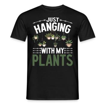 Plantes et récoltes Jardinier J’adore mon jardin - T-shirt homme - noir - Devant - AI Model Male 178 light (178cm)