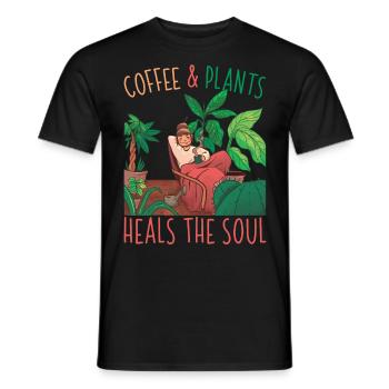 Gärtner Lifestyle Sukkulenten Pflanzen Liebhaber G - Männer T-Shirt - Schwarz - Vorne - AI Model Male 178 light (178cm)