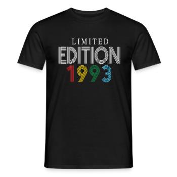 Limited Edition 1993 - Men's T-Shirt - black - Front - AI Model Male 178 light (178cm)