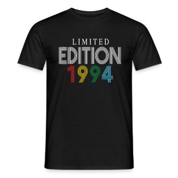 Édition limitée 1994 - T-shirt homme - noir - Devant - AI Model Male 178 light (178cm)