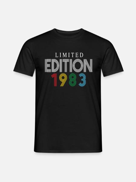 Édition limitée 1983 - T-shirt homme - noir
