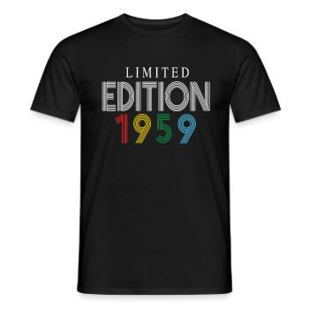 Limited Edition 1959 - Männer T-Shirt - Schwarz - Vorne - AI Model Male 178 light (178cm)