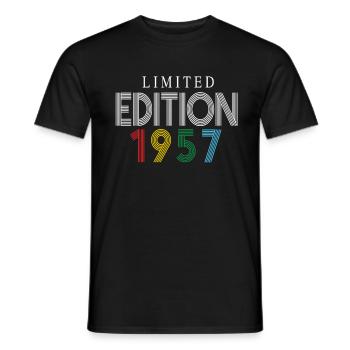 Édition limitée 1967 - T-shirt homme - noir - Devant - AI Model Male 178 light (178cm)