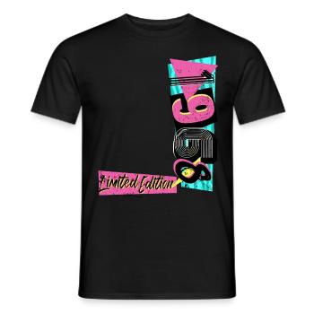 Limited Edition 1968 Baujahr 1968 80er 90er Jahre - Männer T-Shirt - Schwarz - Vorne - AI Model Male 178 light (178cm)