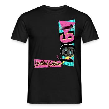 Édition limitée 1981 Année 1981 Années 80 90 - T-shirt homme - noir - Devant - AI Model Male 178 light (178cm)