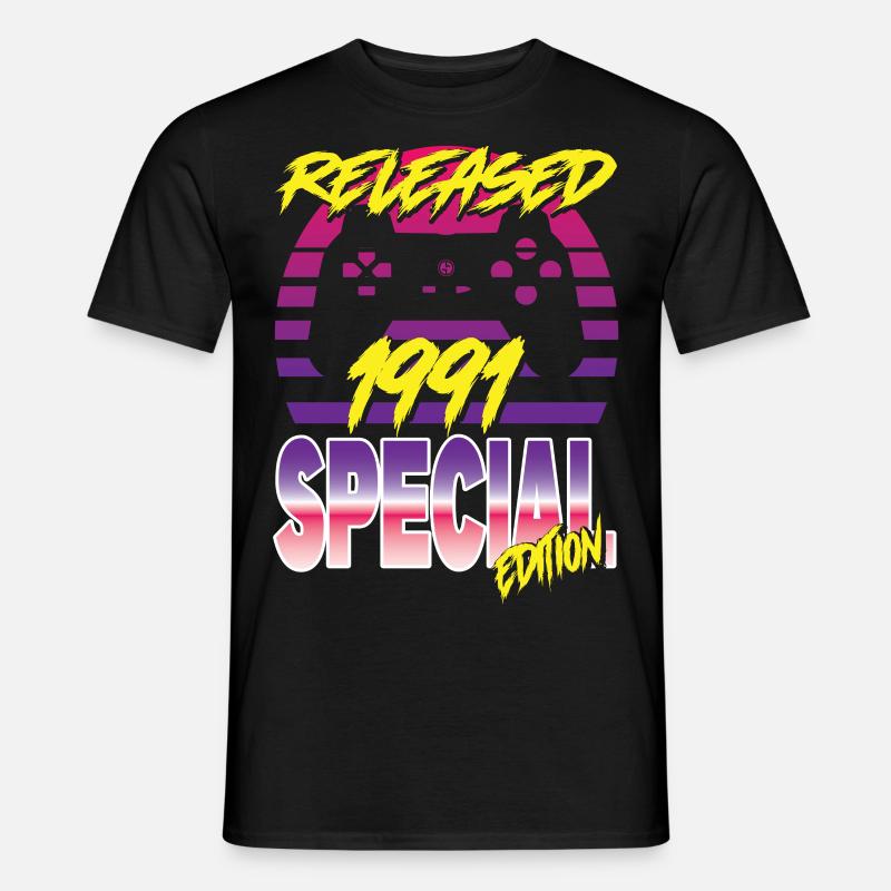 Released 1991 Special Edition - Männer T-Shirt - Schwarz