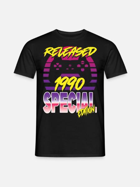 Released 1990 Special Edition - Männer T-Shirt - Schwarz