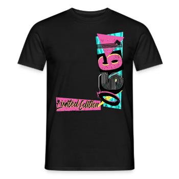 Limited Edition 1990 Baujahr 1990 80er 90er Jahre - Männer T-Shirt - Schwarz - Vorne - AI Model Male 178 light (178cm)