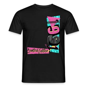 Limited Edition 1991 Year 1991 80s 90s - Men's T-Shirt - black - Front - AI Model Male 178 light (178cm)
