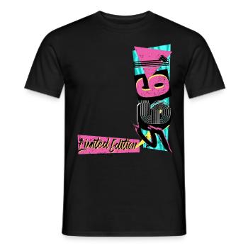 Limited Edition 1995 Year 1995 80s 90s - Men's T-Shirt - black - Front - AI Model Male 178 light (178cm)