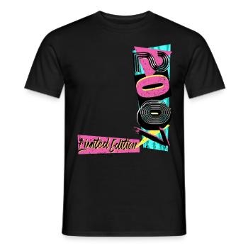 Limited Edition 2007 Year 2007 80s 90s - Men's T-Shirt - black - Front - AI Model Male 178 light (178cm)